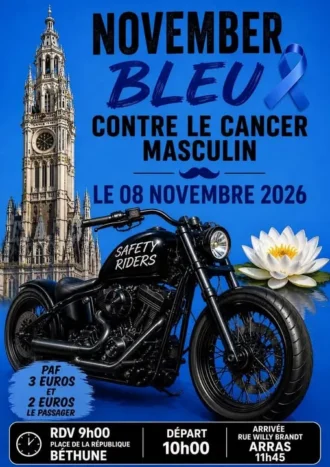 1ère Balade des Hauts de France contre le Cancer Masculin